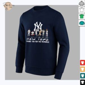 New York Yankees Signature Thank You For The Memories T Shirt