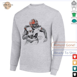 Nick Chubb Cleveland Browns drawing art shirt