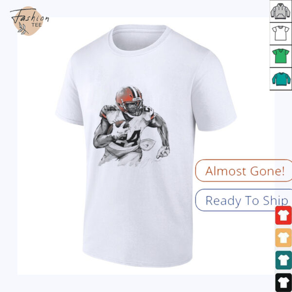 Nick Chubb Cleveland Browns drawing art shirt