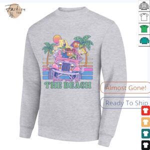Nickelodeon Take Me To The Beach Jeep Tropical Sunset T Shirt