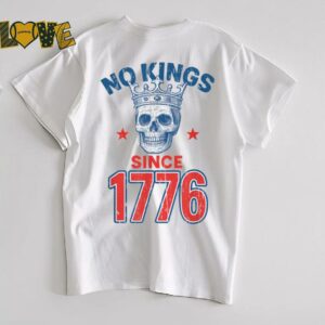 No Kings Since 1776 Patriotic American Independence T Shirt