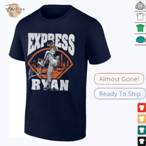 Nolan Ryan Houston Astros MLB baseball player express field shirt