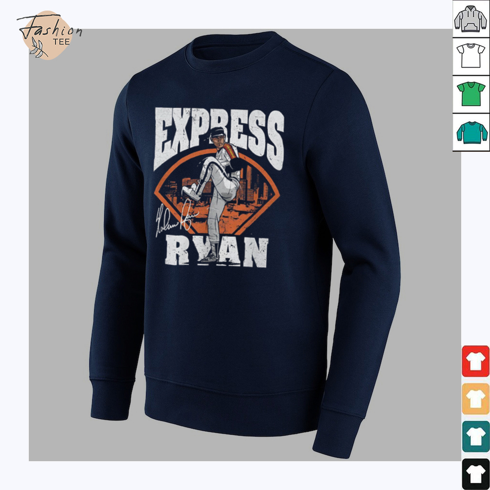 Nolan Ryan Houston Astros MLB baseball player express field shirt Nolan Ryan Houston Astros MLB baseball player express field shirt
