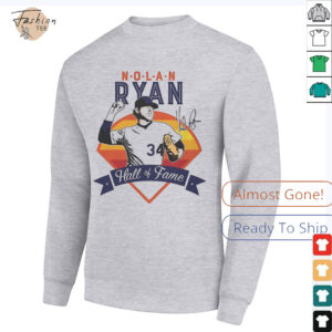 Nolan Ryan Houston Astros MLB baseball player hall of fame shirt