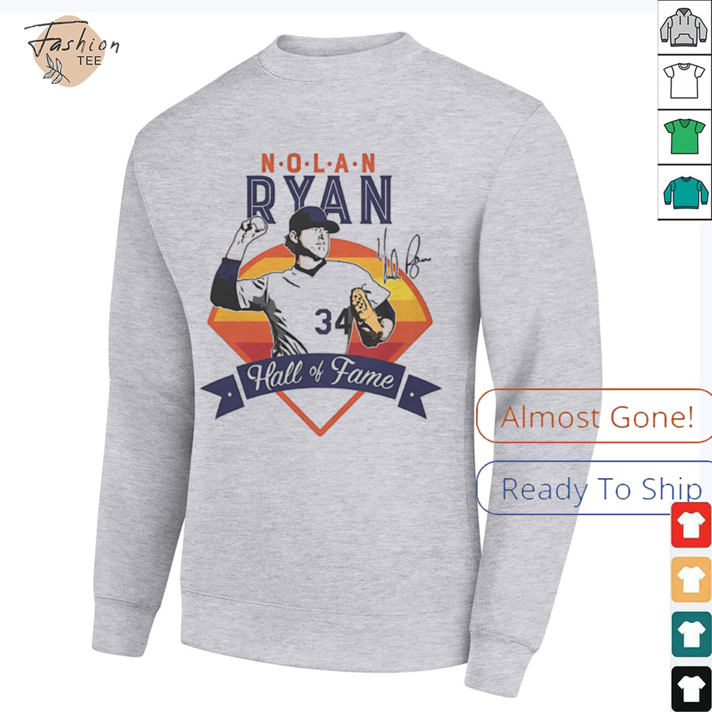 Nolan Ryan Houston Astros MLB baseball player hall of fame shirt Nolan Ryan Houston Astros MLB baseball player hall of fame shirt