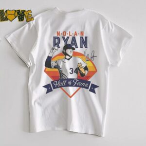 Nolan Ryan Houston Astros MLB baseball player hall of fame shirt