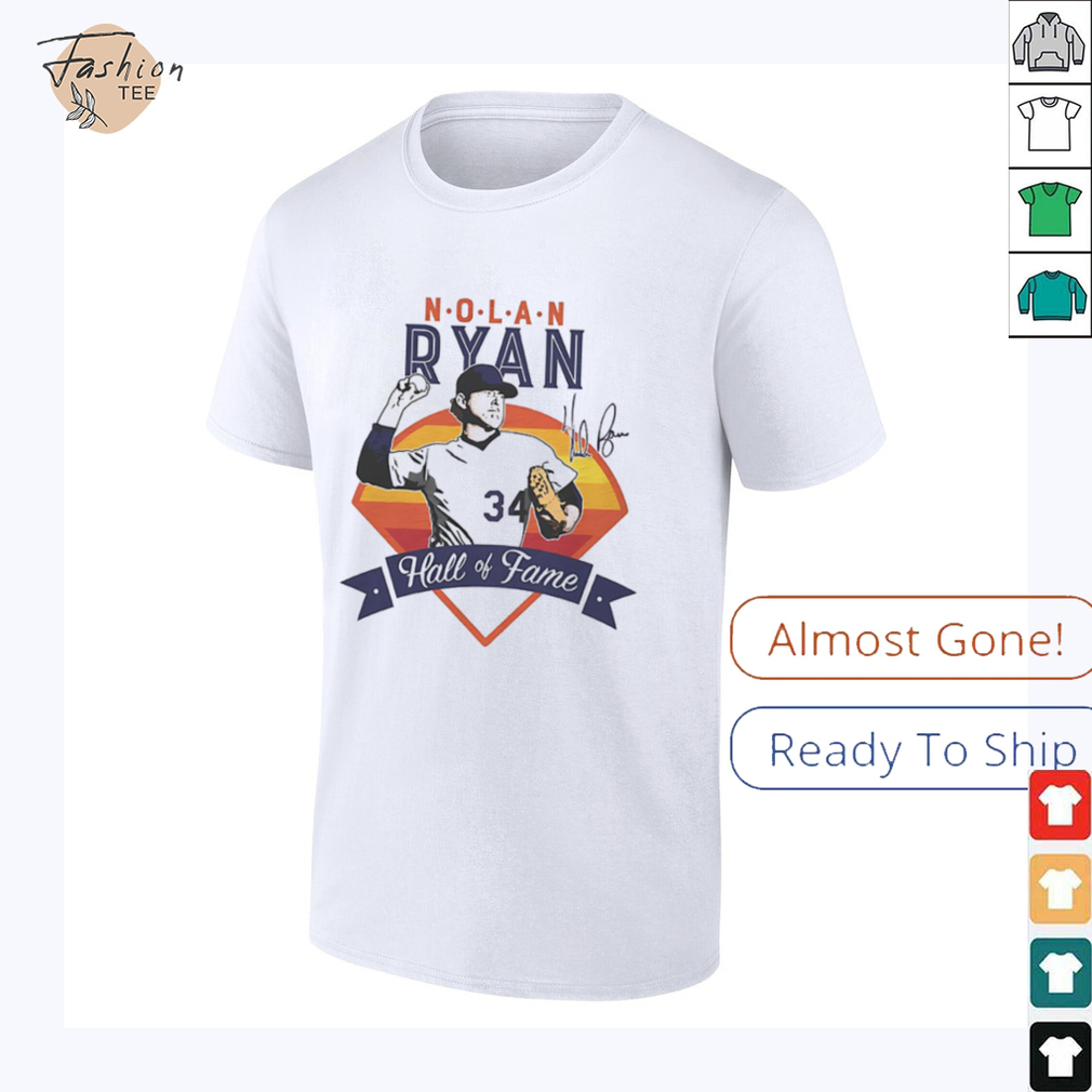 Nolan Ryan Houston Astros MLB baseball player hall of fame shirt Nolan Ryan Houston Astros MLB baseball player hall of fame shirt
