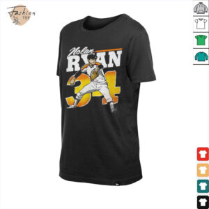 Nolan Ryan Houston Astros MLB baseball player retro shirt