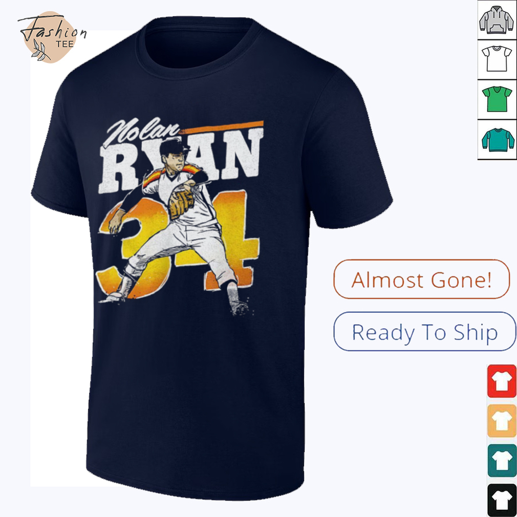 Nolan Ryan Houston Astros MLB baseball player retro shirt Nolan Ryan Houston Astros MLB baseball player retro shirt