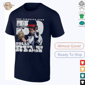 Nolan Ryan Los Angeles Angels MLB baseball player a throwback dual shirt