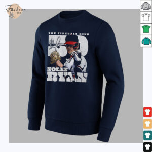 Nolan Ryan Los Angeles Angels MLB baseball player a throwback dual shirt