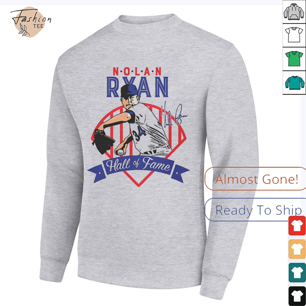 Nolan Ryan Texas Rangers MLB baseball player hall of fame shirt Nolan Ryan Texas Rangers MLB baseball player hall of fame shirt