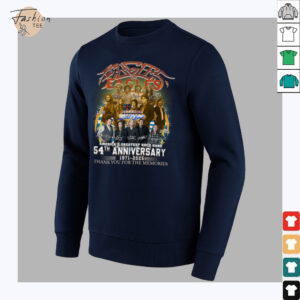 Official Eagles Rock Band 54th Anniversary 1971 2025 Thank You For The Memories T Shirt