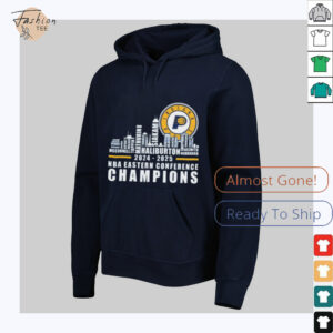 Official Indiana Pacers 2024 2025 Eastern Conference Champions Skyline Shirt