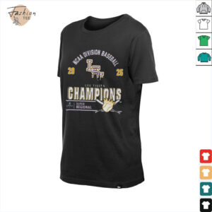 Official Lsu Tigers 2025 NCAA Division Baseball Super Regionals Champions Skyline Shirt