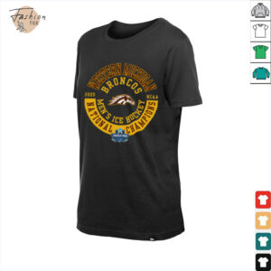 Official Western Michigan Broncos 2025 National Champions Jersey Circle Short Sleeve T Shirt