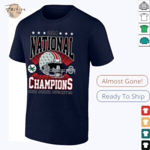 Ohio State Buckeyes H Champs Vintage ’47 Tubular T Shirt Official NCAA Gear