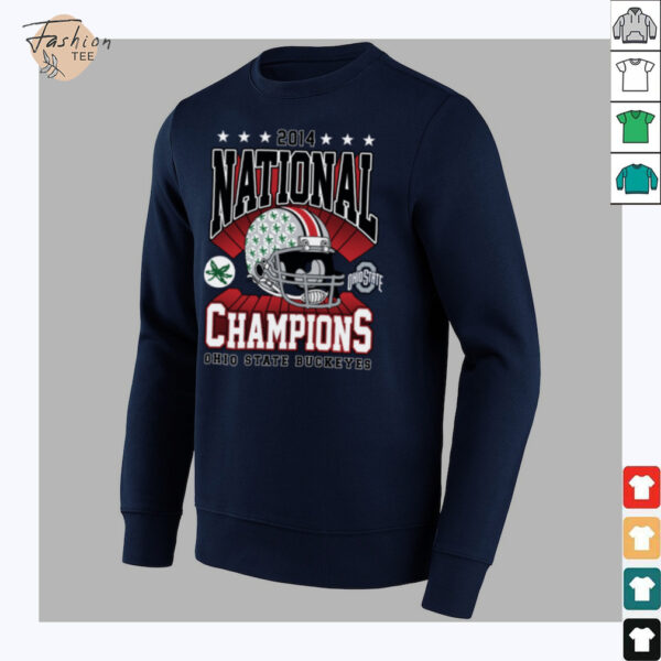 Ohio State Buckeyes H Champs Vintage ’47 Tubular T Shirt Official NCAA Gear