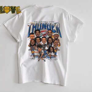 Oklahoma City Thunder OKC team caricature shirt
