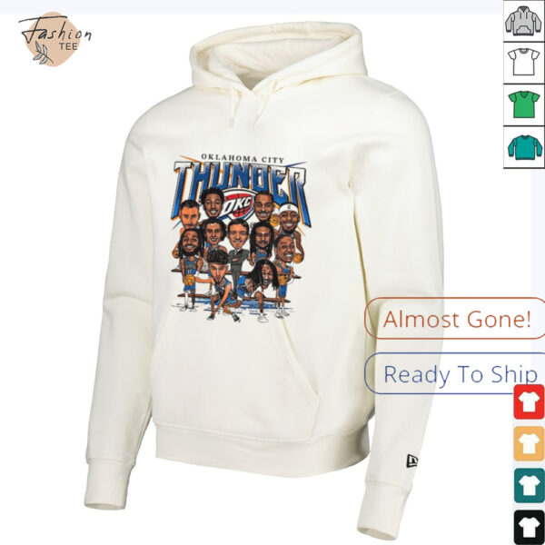 Oklahoma City Thunder OKC team caricature shirt