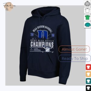 Original Duke Blue Devils Ncaa Division Baseball 2025 Champions Regional Skyline T Shirt