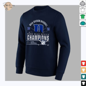 Original Duke Blue Devils Ncaa Division Baseball 2025 Champions Regional Skyline T Shirt
