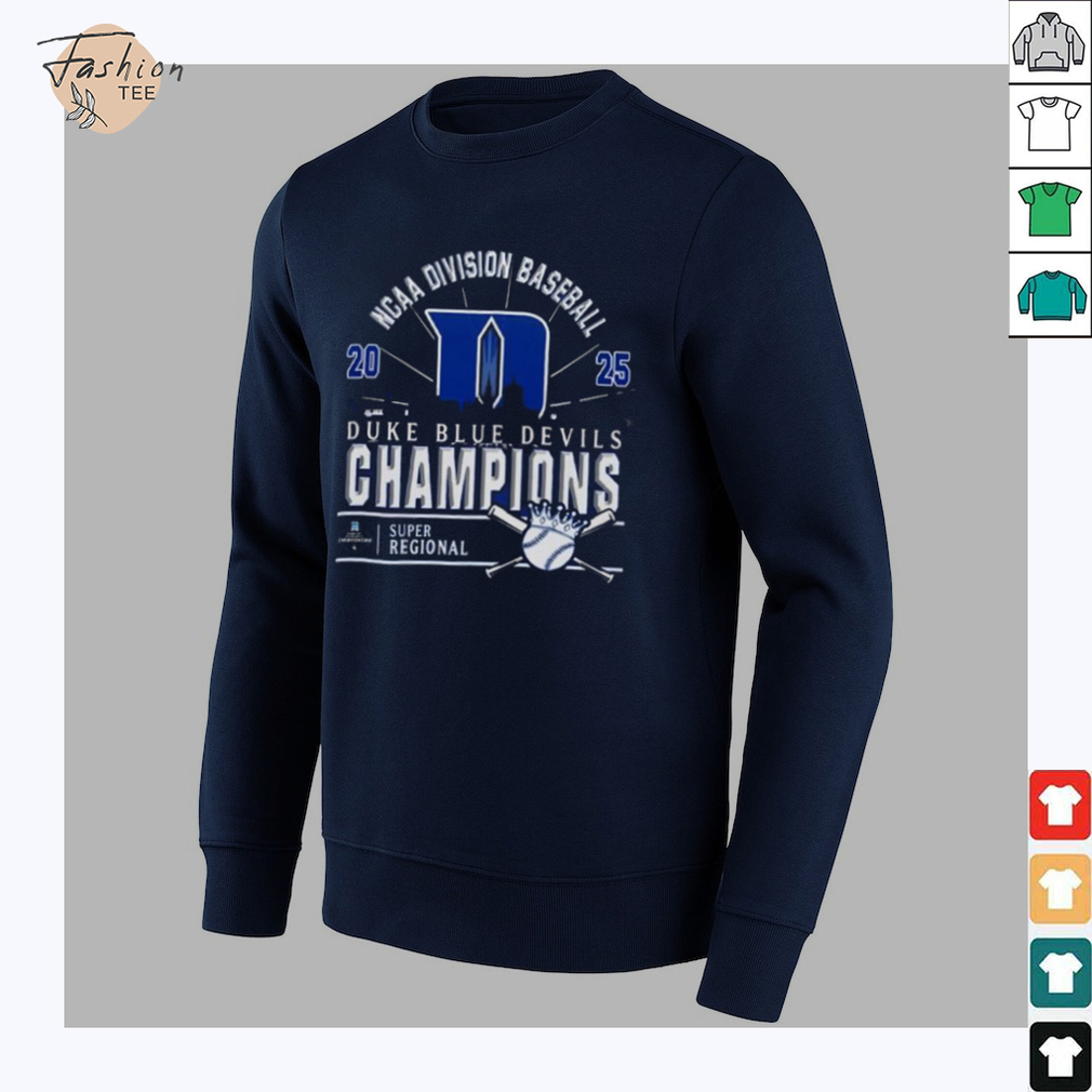 Original Duke Blue Devils Ncaa Division Baseball 2025 Champions Regional Skyline T Shirt Original Duke Blue Devils Ncaa Division Baseball 2025 Champions Regional Skyline T Shirt