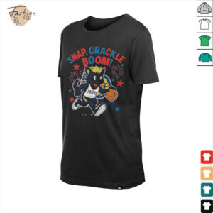 Original Indiana Pacers Snap Crackle Boom Power Of Champions Independence Day Mascot 2025 T Shirt