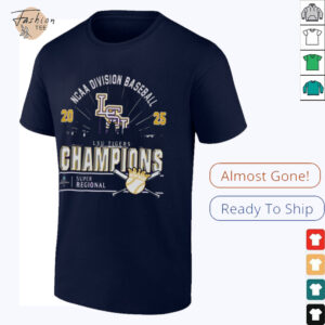 Original LSU Tigers Ncaa Division Baseball 2025 Champions Regional Skyline T Shirt