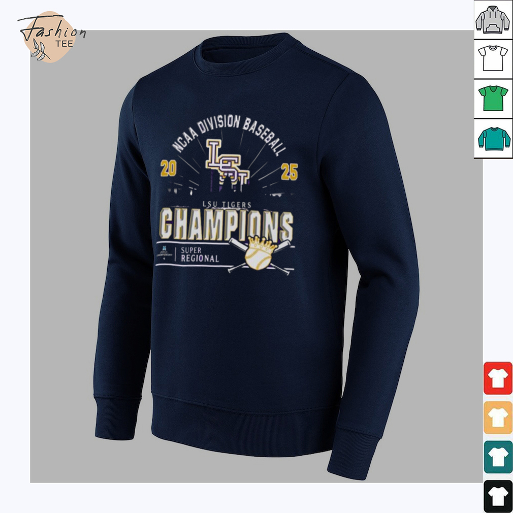 Original LSU Tigers Ncaa Division Baseball 2025 Champions Regional Skyline T Shirt Original LSU Tigers Ncaa Division Baseball 2025 Champions Regional Skyline T Shirt