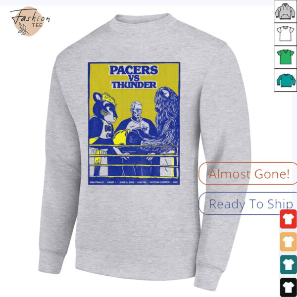 Pacers Vs Thunder Game 1 Poster NBA Finals Game shirt