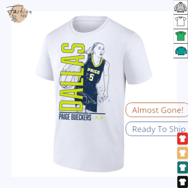 Paige Bueckers Vertical Layer   Dallas Basketball T Shirt