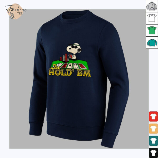 Peanuts Snoopy Poker Texas Hold Em Black Hoodie