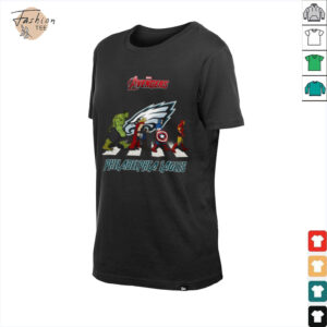 Philadelphia Eagles Marvel Avengers abbey road shirt