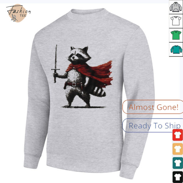 Raccoon knight vintage shirt