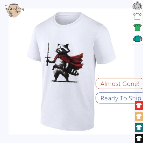 Raccoon knight vintage shirt