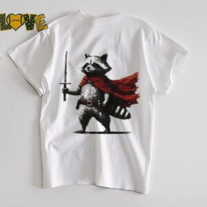 Raccoon knight vintage shirt