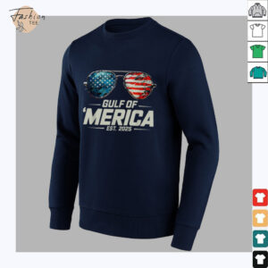 Retro Sunglasses Funny Gulf Of USA America 2025 Sunglasses T Shirt
