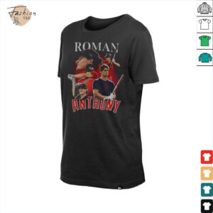 Roman Anthony Boston Red Sox MLB Baseball signature graphic shirt