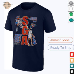 SGA OKC Thunder I just work hard keep my head down and be true to who I am signature shirt