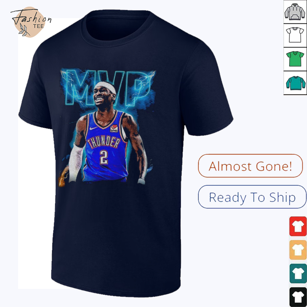 SGA Shai Gilgeous Alexander OKC Thunder Thunder man new version shirt SGA Shai Gilgeous Alexander OKC Thunder Thunder man new version shirt