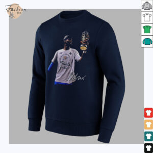SGA Shai Gilgeous Alexander OKC Thunder holding MVP trophy signature shirt