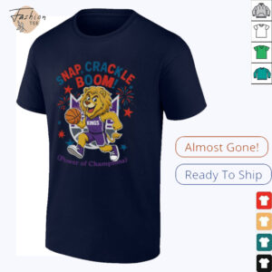 Sacramento Kings snap crackle boom power of champions Indepencence day shirt