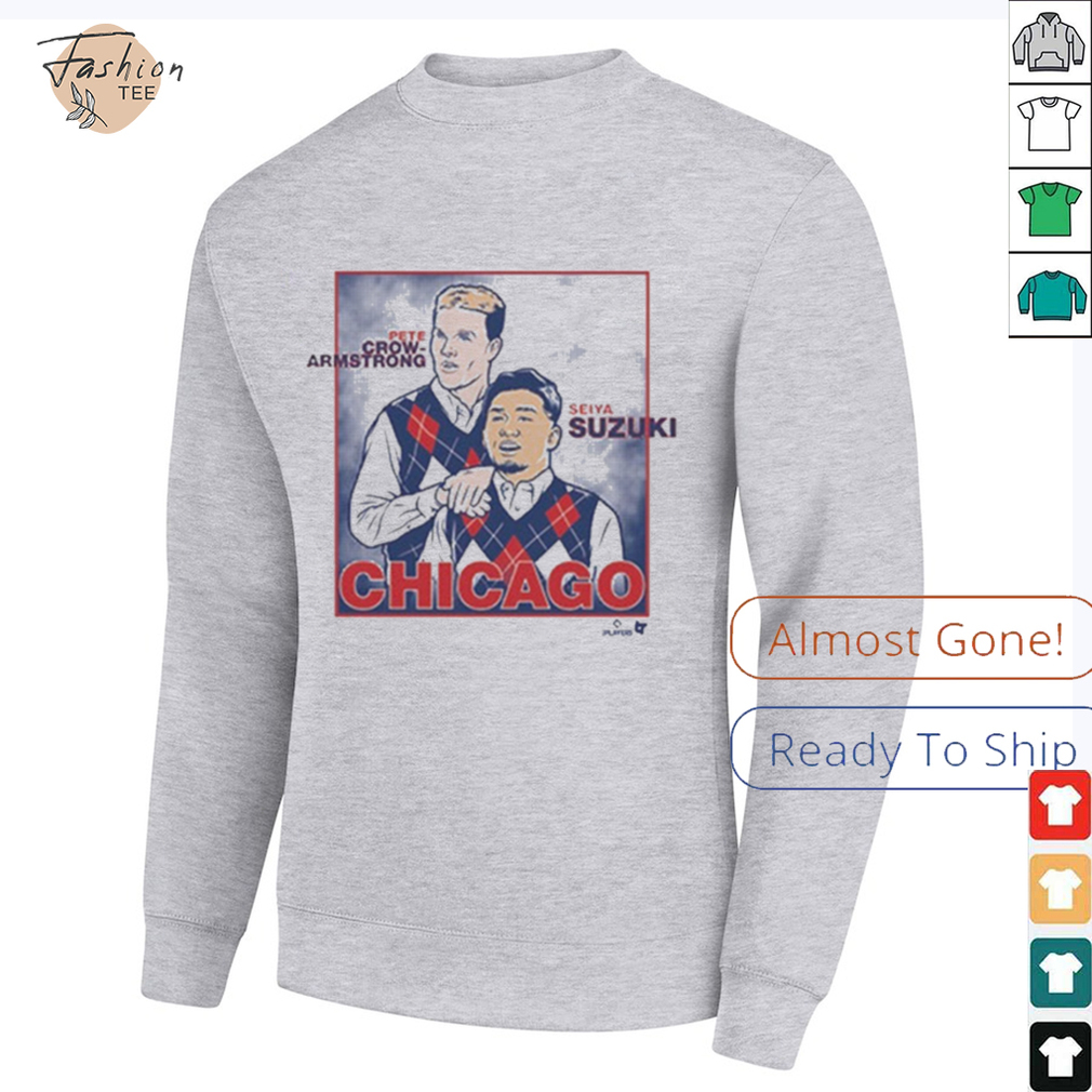 Seiya Suzuki and Pete Crow Armstrong Family Portrait T Shirt Seiya Suzuki and Pete Crow Armstrong Family Portrait T Shirt