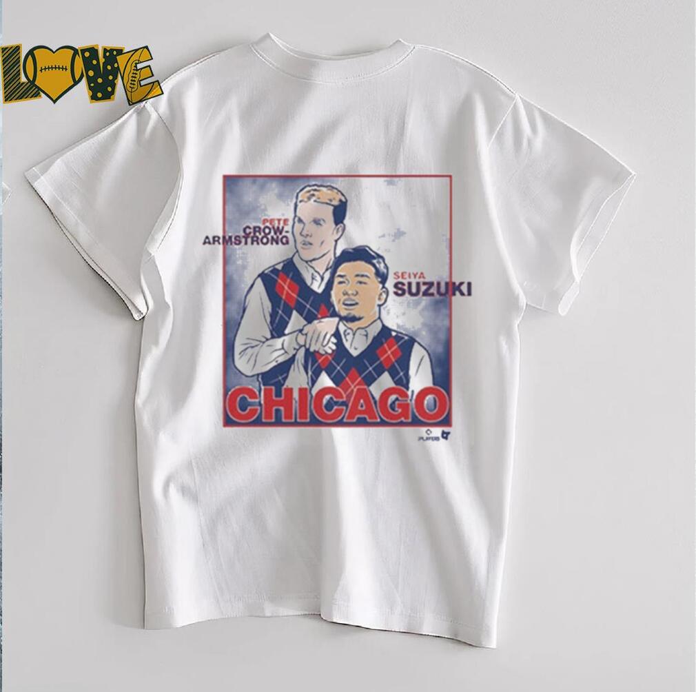 Seiya Suzuki and Pete Crow Armstrong Family Portrait T Shirt Seiya Suzuki and Pete Crow Armstrong Family Portrait T Shirt