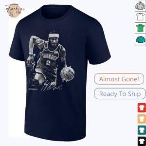 Shai Gilgeous Alexander #2 OKC 2025 MVP signature shirt