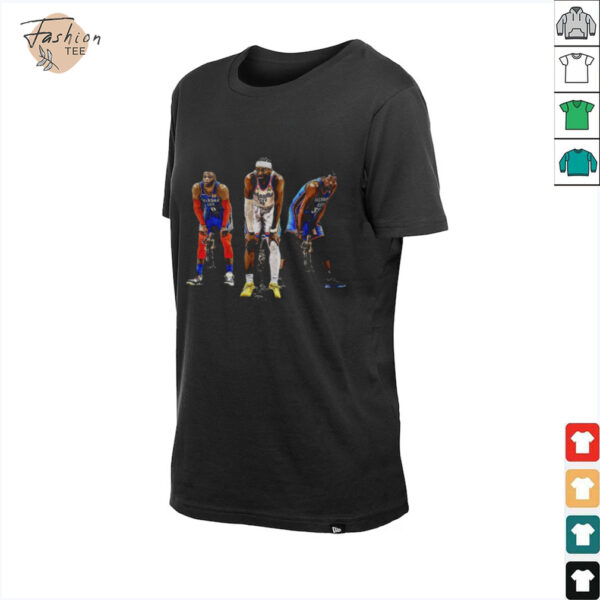 Shai SGA Russel Westbrook Kevin Durant Big 3 OKC Thunder NBA Champion shirt