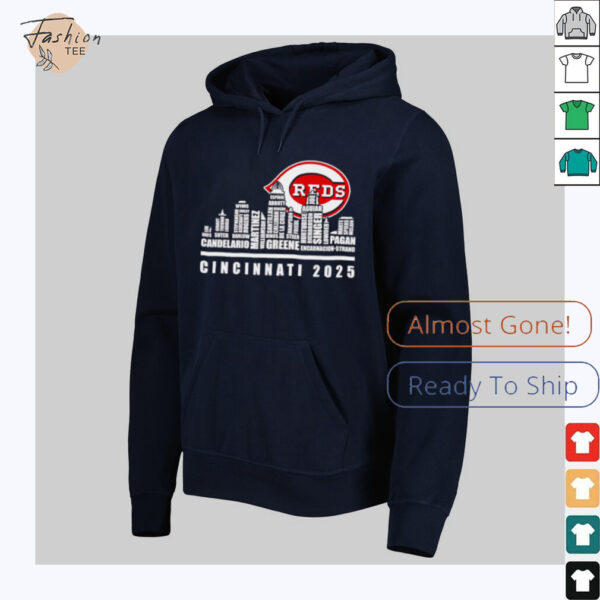 Skyline name Cincinnati Reds 2025 shirt