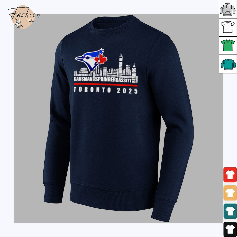 Skyline name Toronto Blue Jays 2025 shirt Skyline name Toronto Blue Jays 2025 shirt