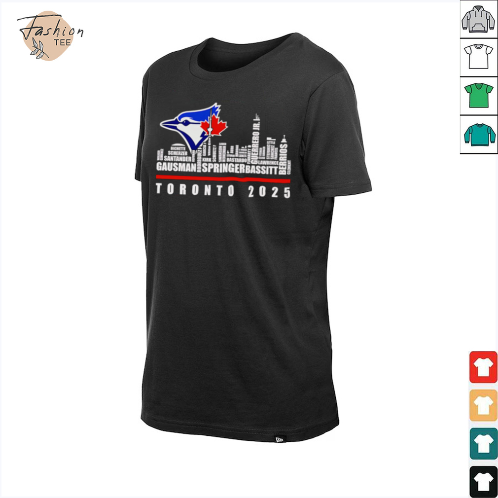 Skyline name Toronto Blue Jays 2025 shirt Skyline name Toronto Blue Jays 2025 shirt